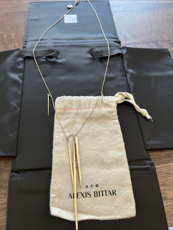Alexis Bittar Jewelry - Alexis Bittar Gold Plated Spike Necklace